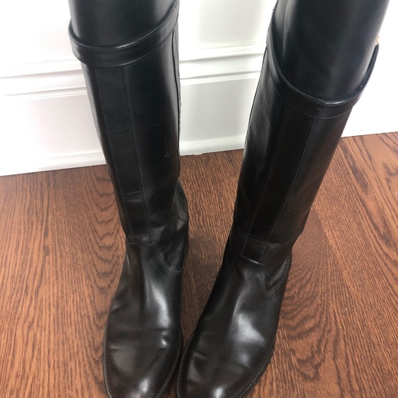 Gucci Shoes Authentic Gucci Tall Black Riding Boots Sz85 Poshmark